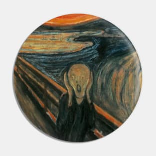 Classic Art - The Scream  - Edvard Munch Pin