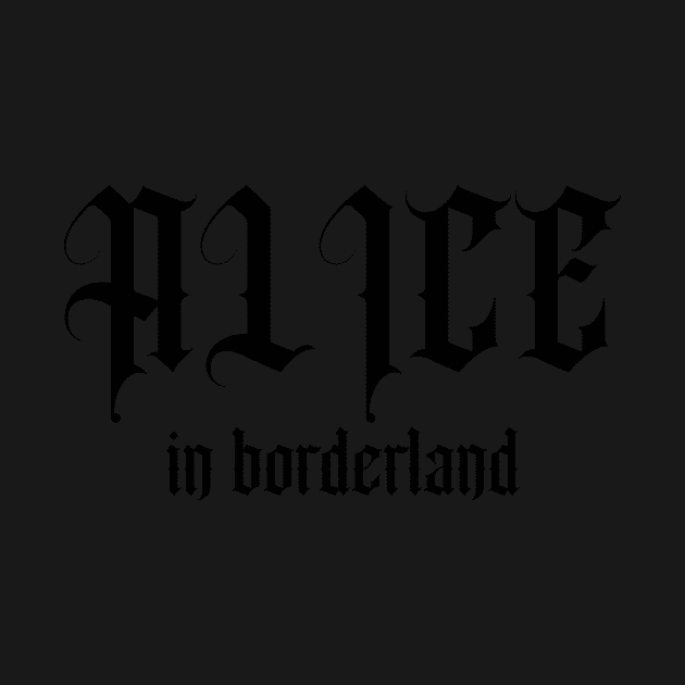 Alice in borderland title black by CERA23