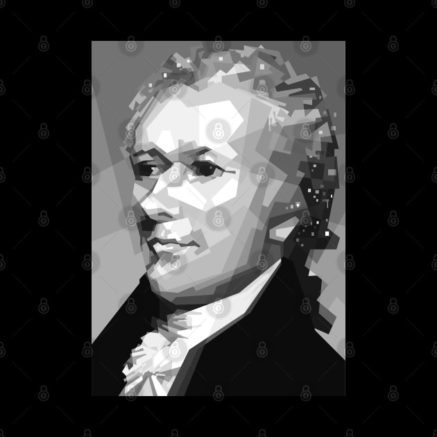 Hamilton in grayscale by Alkahfsmart