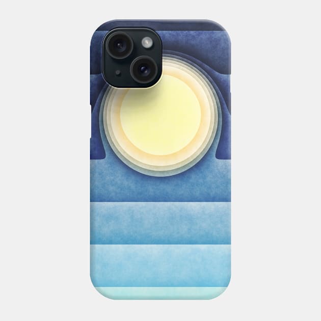 Sun and Sky Phone Case by perkinsdesigns