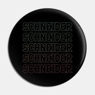 Schneider Name Pattern Pin