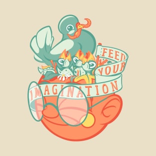 Feed Your Imagination - Bird Brain - Creativity T-Shirt