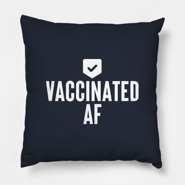 Vaccinated AF #1 Pillow by SalahBlt