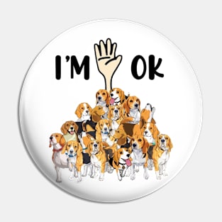 Full Of Dogs I'm OK Pin