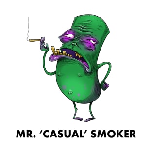 Mr Men Grown Up  Mr Casual Smoker T-Shirt