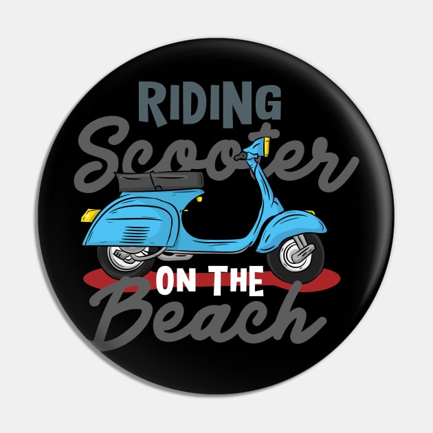 Scooty Riding Pin by azmania