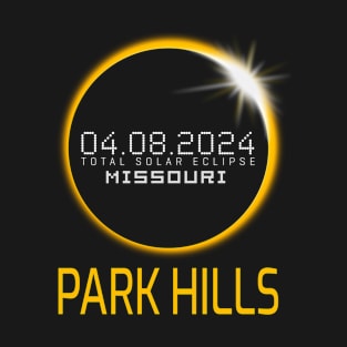 PARK HILLS Missouri Total Solar Eclipse April 8 2024 T-Shirt