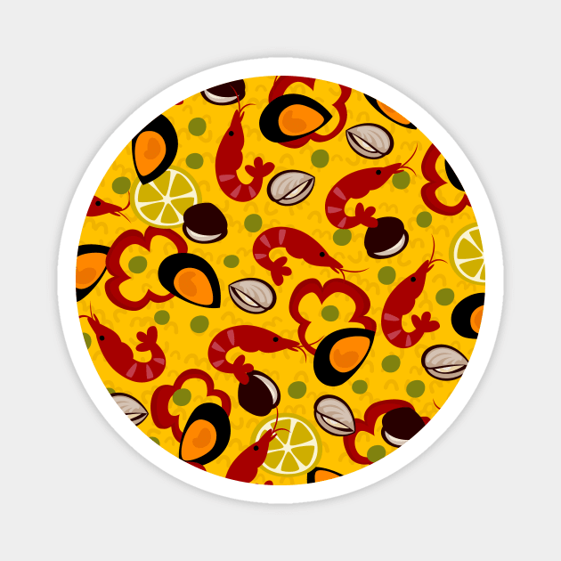 Paella Magnet by soniapascual