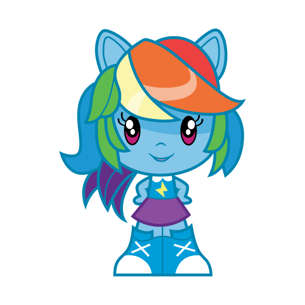 Equestria Girls Rainbow Dash by CloudyGlow