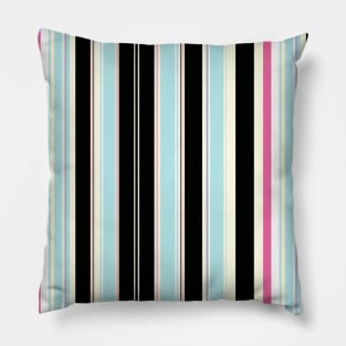 Blue & Black Stripes Pillow