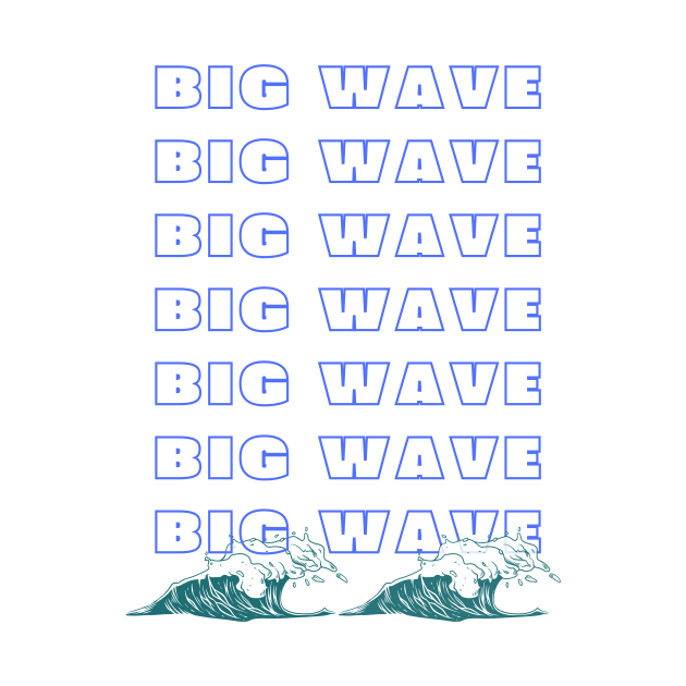 BIG WAVE T-SHIRT by KAMISAA