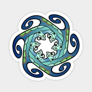 Dragon Whirlpool Magnet