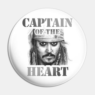 Johnny Depp - Captain of the Heart Pin