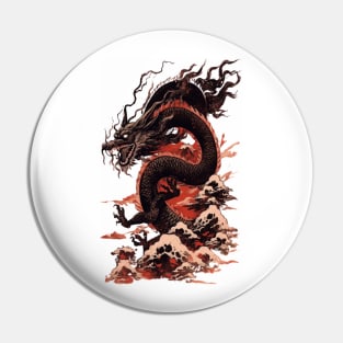 dragon in Asian style Pin