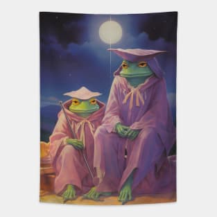 Frogs Wizards Tapestry