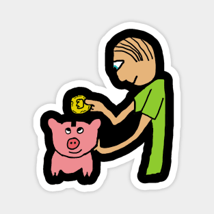 Piggy Bank Magnet