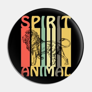 Spirit Animal Lion Pin