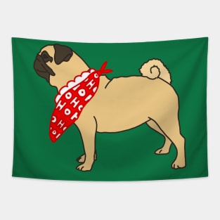 Pug Life for the Holidays Tapestry