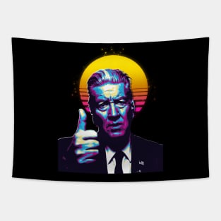 david lynch retro Tapestry