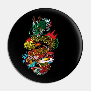 Dragon ramen Pin