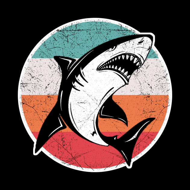 Vintage Retro Shark by aaltadel