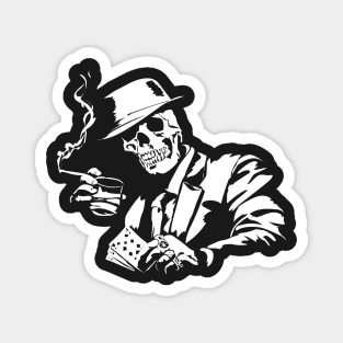 Skeleton gangster Magnet