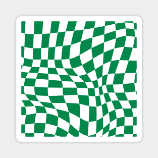 Celtic Distorted Checkered Pattern Magnet