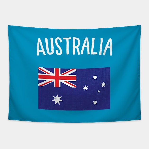 Australia Flag Tapestry by phenomad