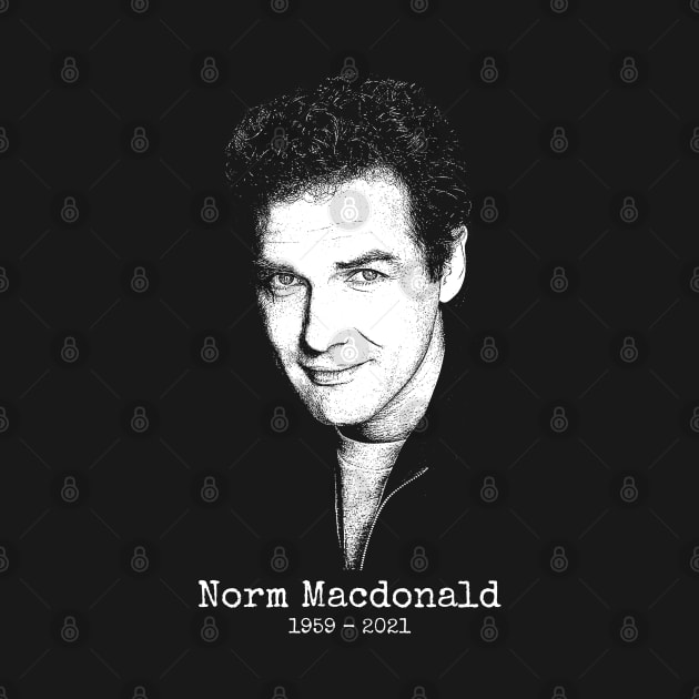 Tribute To Norm MacDonald // 90s Aesthetic Design by Knockbackhaunt