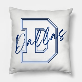 Dallas Football Vintage Style Pillow