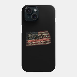 Vintage Flag Small Town Strong Phone Case