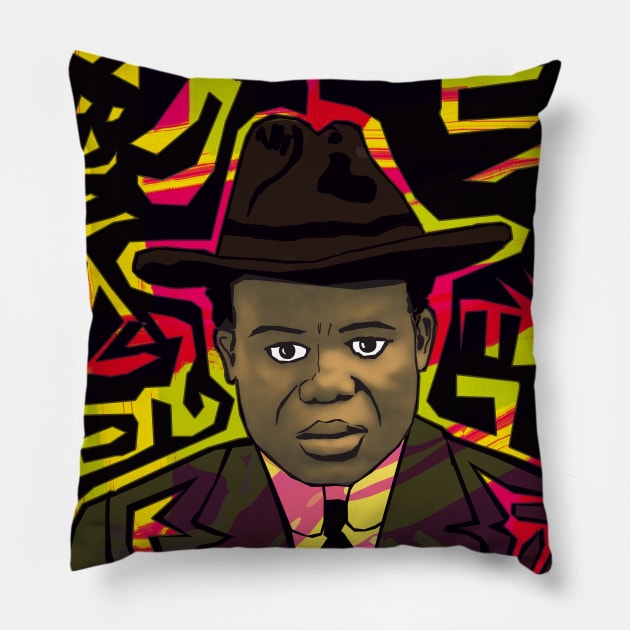 Hubert H. Harrison Pillow by Exile Kings 