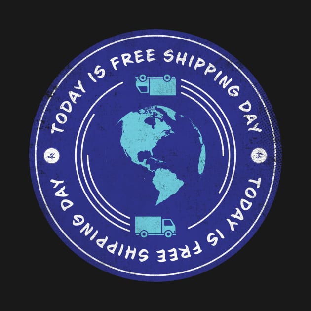 Today is Free Shipping Day Badge by lvrdesign