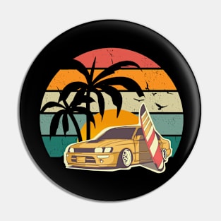 Retro beach Pin