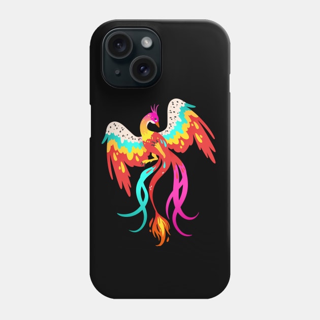 Phoenix Bird Phone Case by Mako Design 