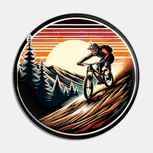 Mountain biking Pin