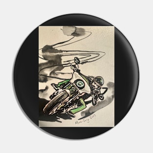 Crazy Biker Pin