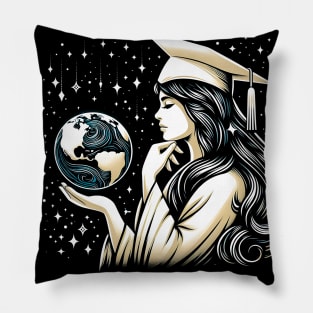 Class of 2024 Senior Graduation Design  Funny Graduate 2024 Pillow