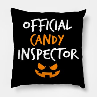 Official Candy Inspector Pillow