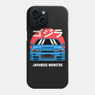 Nissan Skyline R34 "Japanese Monster" Phone Case