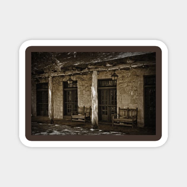 Alamo Adobe Magnet by KirtTisdale