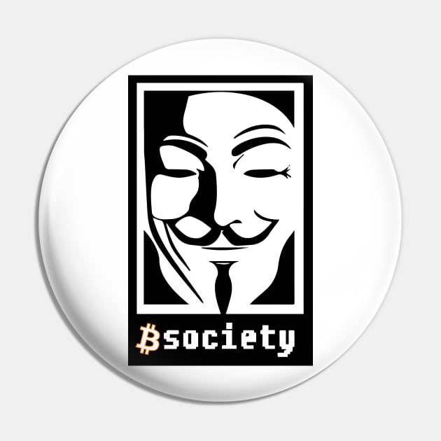 BTC Society Pin by CryptoDeity