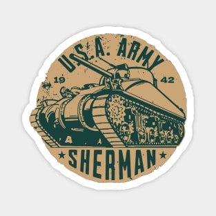 M4 Sherman | WW2 USA Tank Magnet