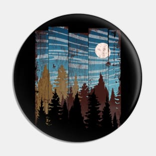 black wood Pin