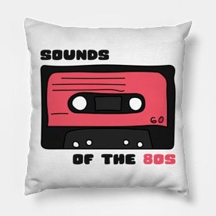 Sounds of the 80s Pillow