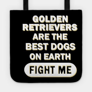 Golden Retriever Dog Puppy owner go out Tote