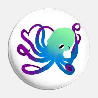 Ocean Color Octopus Pin