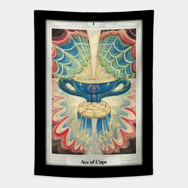 Troth Tarot - Suit Of Cups - 1 - Ace Of Cups. Tapestry by OriginalDarkPoetry