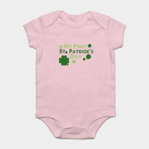 first st patrick's day onesie