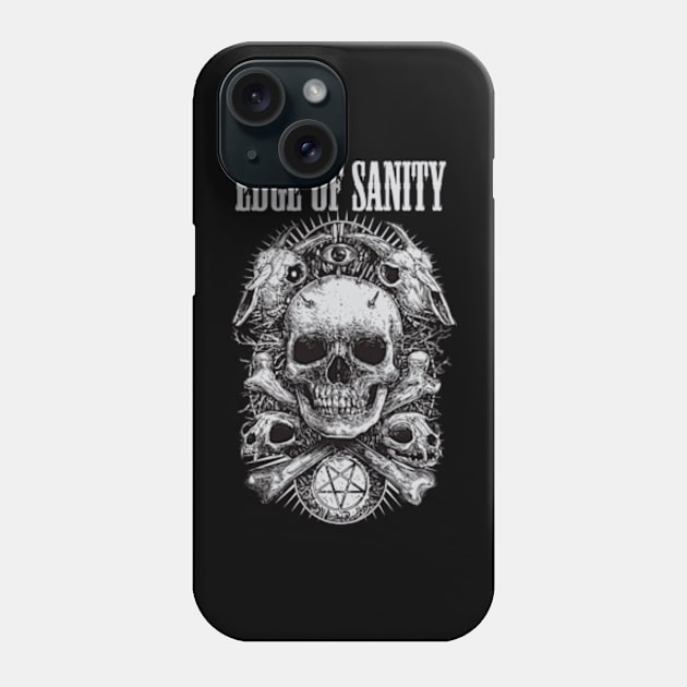 EDGE OF SANITY BAND Phone Case by phsyc_studio